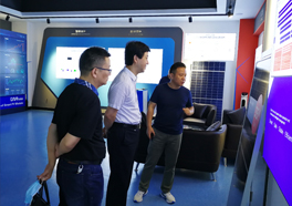 合肥国际陆港总经理刘军一行走访安徽大恒能源公司